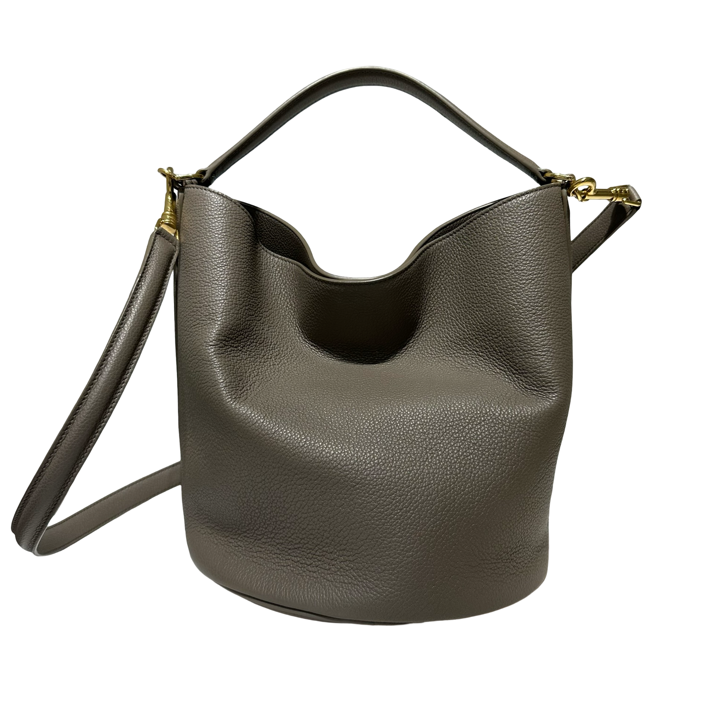 Calfskin Bucket 16 Two Way Shoulder Bag [101069]