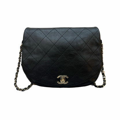 Matelasse Quilted Calfskin  Chain Shoulder Bag [101132]