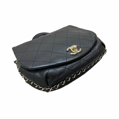 Matelasse Quilted Calfskin  Chain Shoulder Bag [101132]