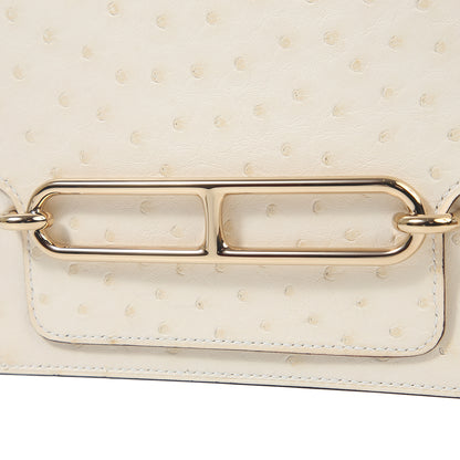 Ostrich Mini Roulis Shoulder bag [100539]