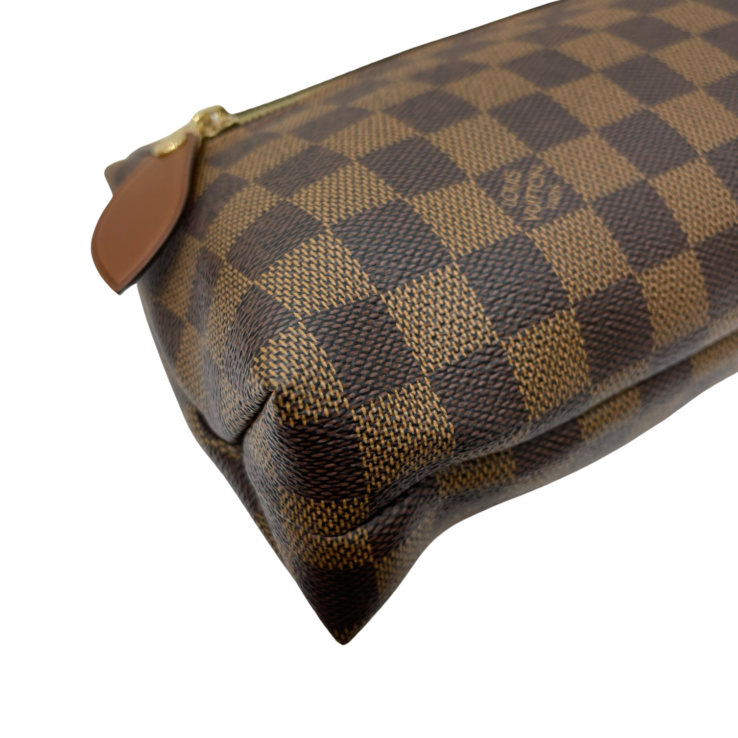 TOILE DAMIER Coated Canvas Pochette Ascot Clutch [100876]