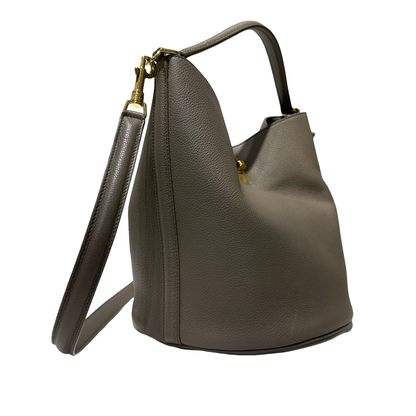 Calfskin Bucket 16 Two Way Shoulder Bag [101069]