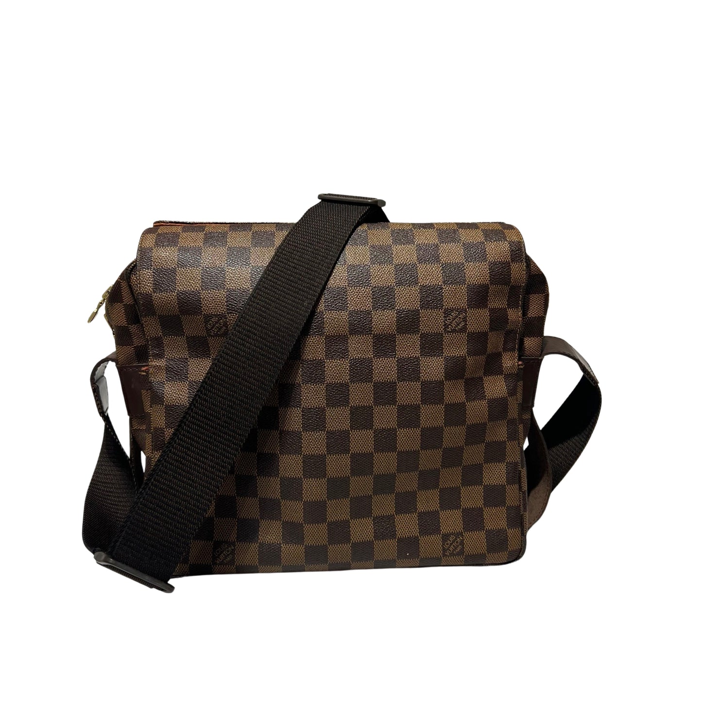 Damier Ebene Coated Canvas Naviglio Cross Body Bag [100975]