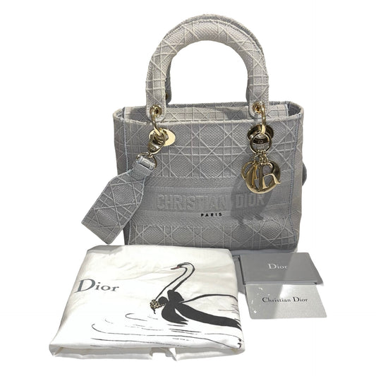 DIOR LADY DIOR GREY GHW [3001067]
