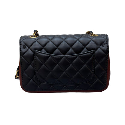 Matelasse Quilted Calf Skin  Chain Shoulder Bag [101146]