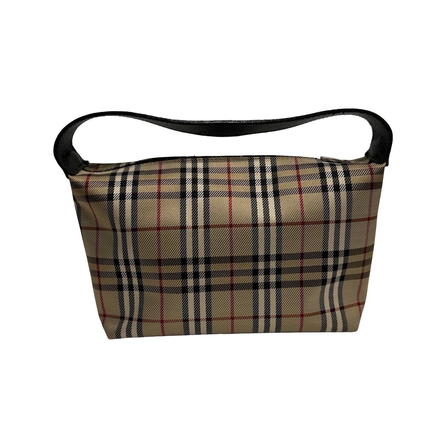 Used BURBERRY Nova Check Nova Check Shoulder Bag Beige Black Red
