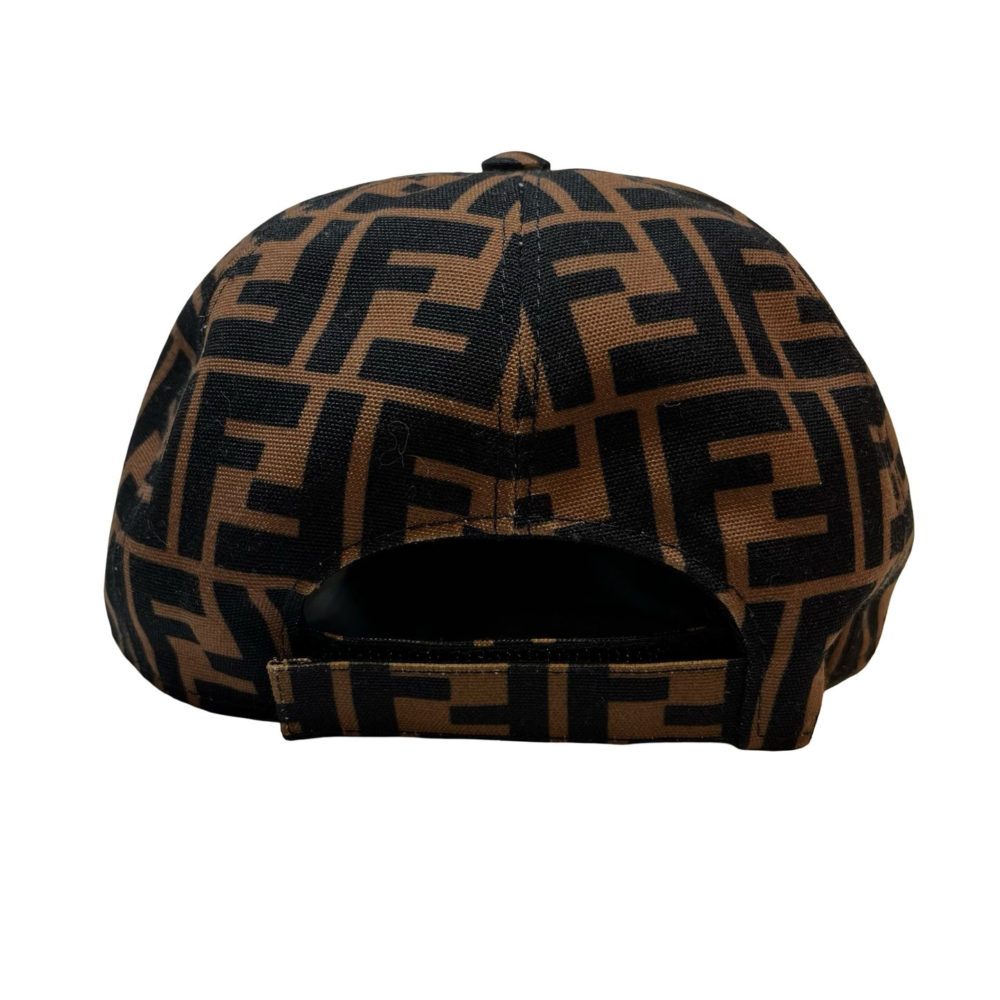 Used FENDI Polyester Hats Kids Cap Brown Black