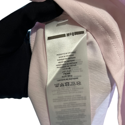 MOSCHINO Logo Tee T-Shirt Light Pink