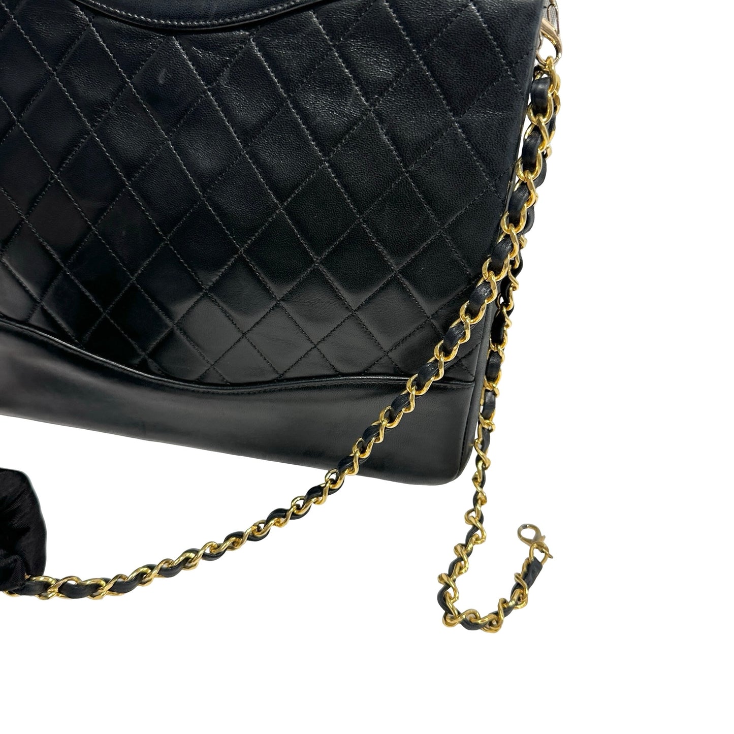 Used CHANEL Quilted Lambskin Quilted 31 Bag Two Way Shoulder Bag Black