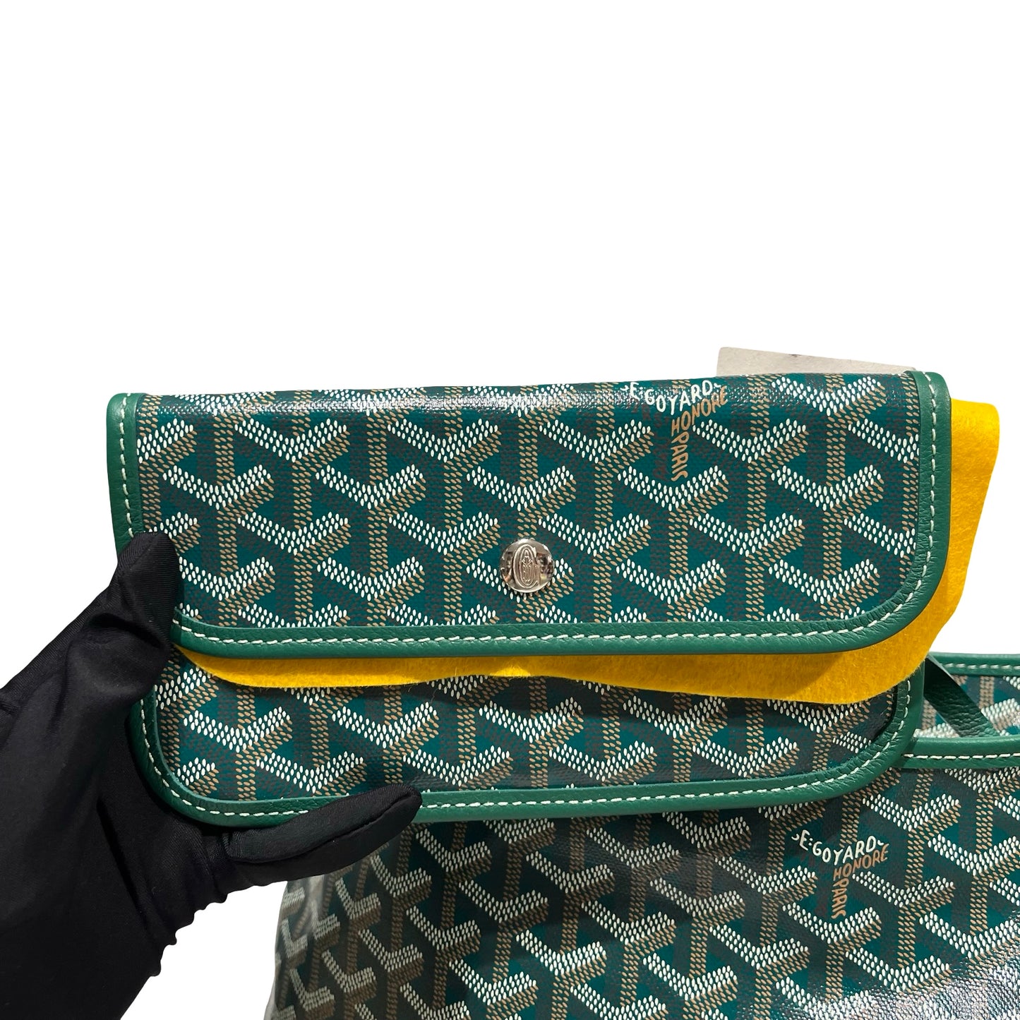 Brand New GOYARD Goyardine Canvas Bohème Hobo Bag Green