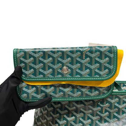Brand New GOYARD Goyardine Canvas Bohème Hobo Bag Green