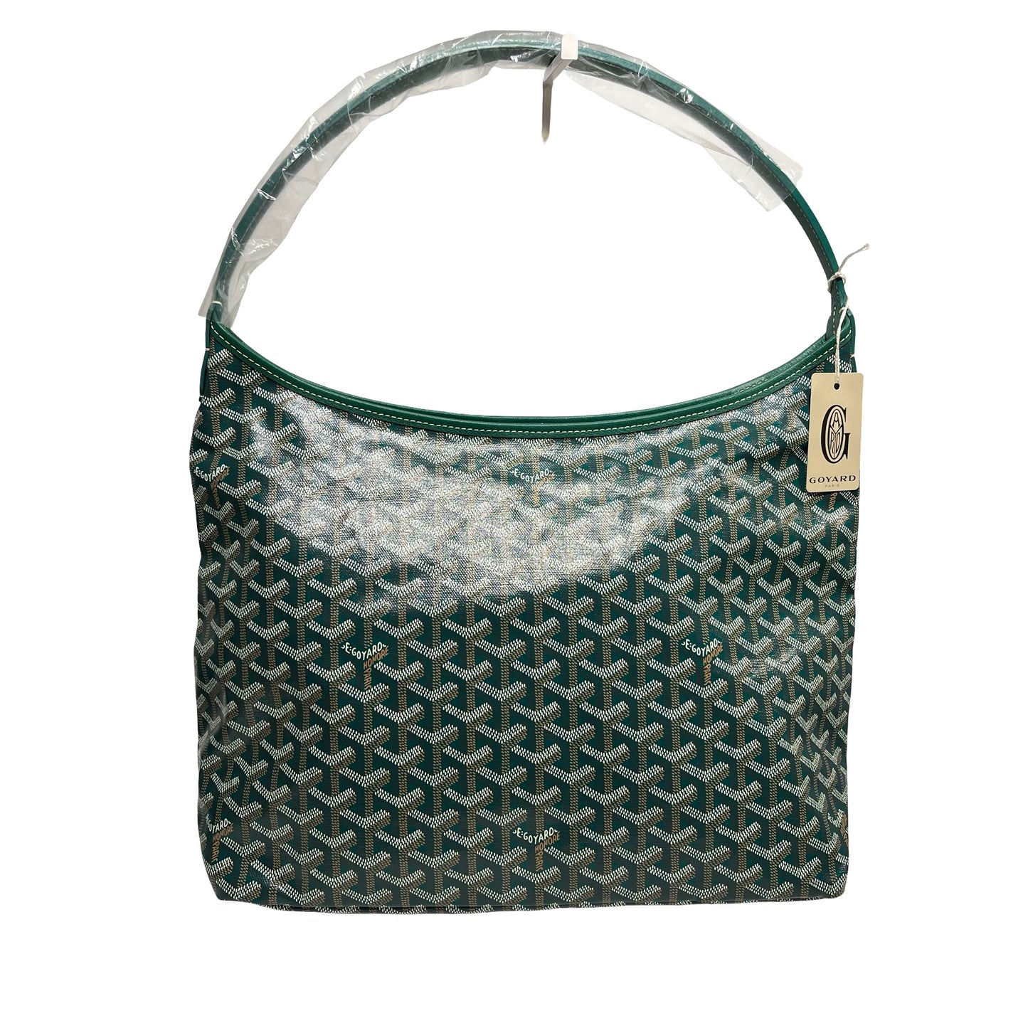 Brand New GOYARD Goyardine Canvas Bohème Hobo Bag Green