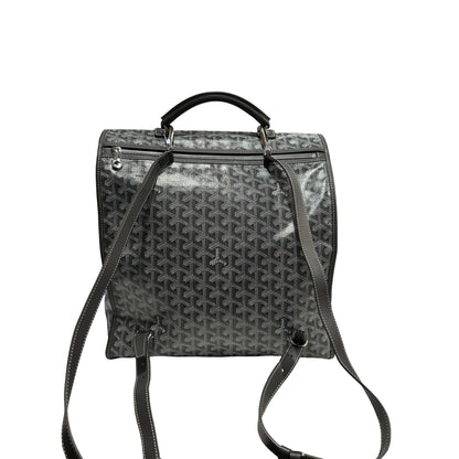 Used GOYARD Goyardine Alpin Backpack Grey