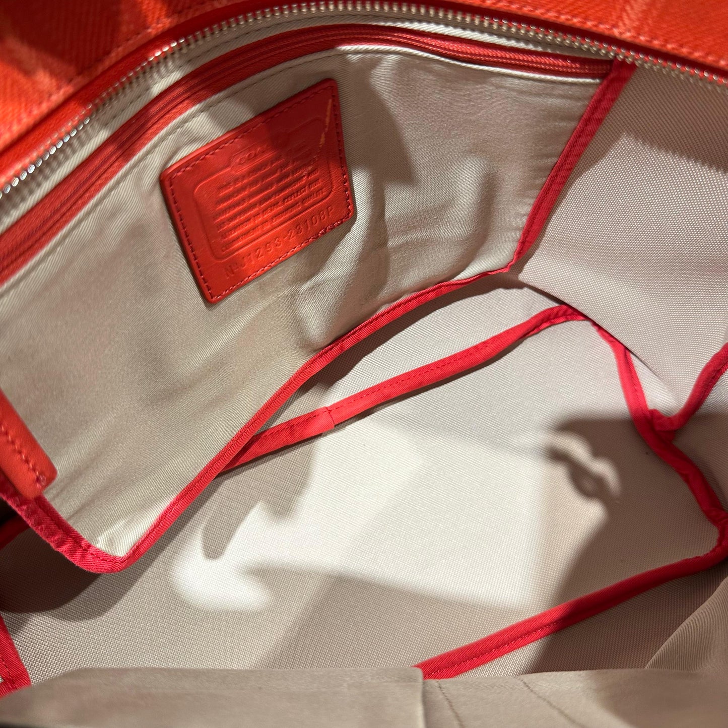 Unused COACH Tote Bag Orange