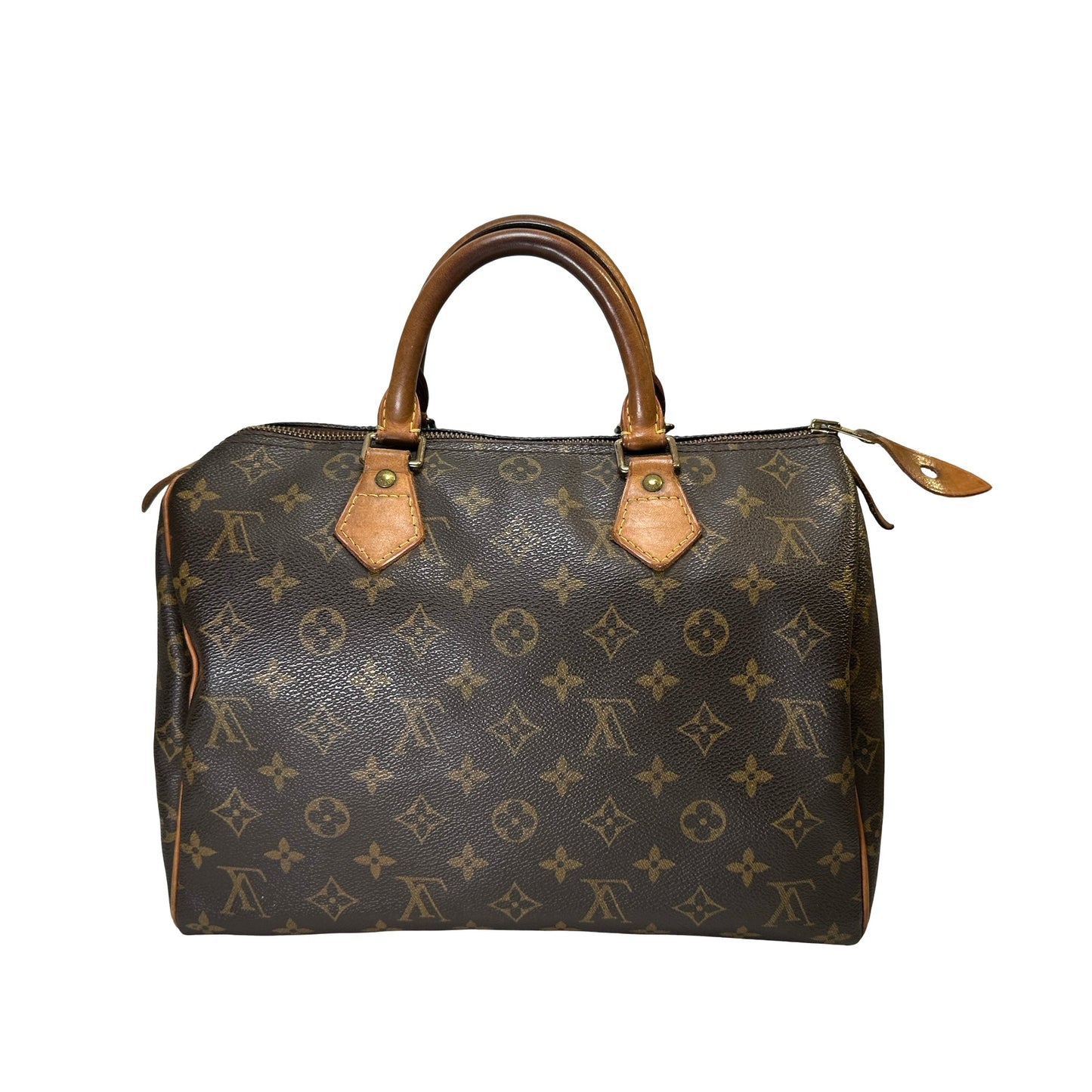 Used LOUIS VUITTON Monogram Canvas Speedy Handbag Brown