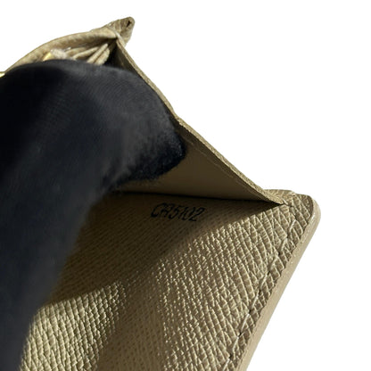 Used LOUIS VUITTON Damier Azur Canvas Portefeuille Sarah Long wallet White Blue