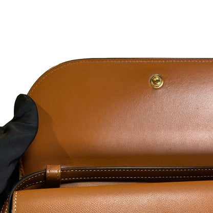 CELINE Macadam Triumph Cross Body Bag Brown