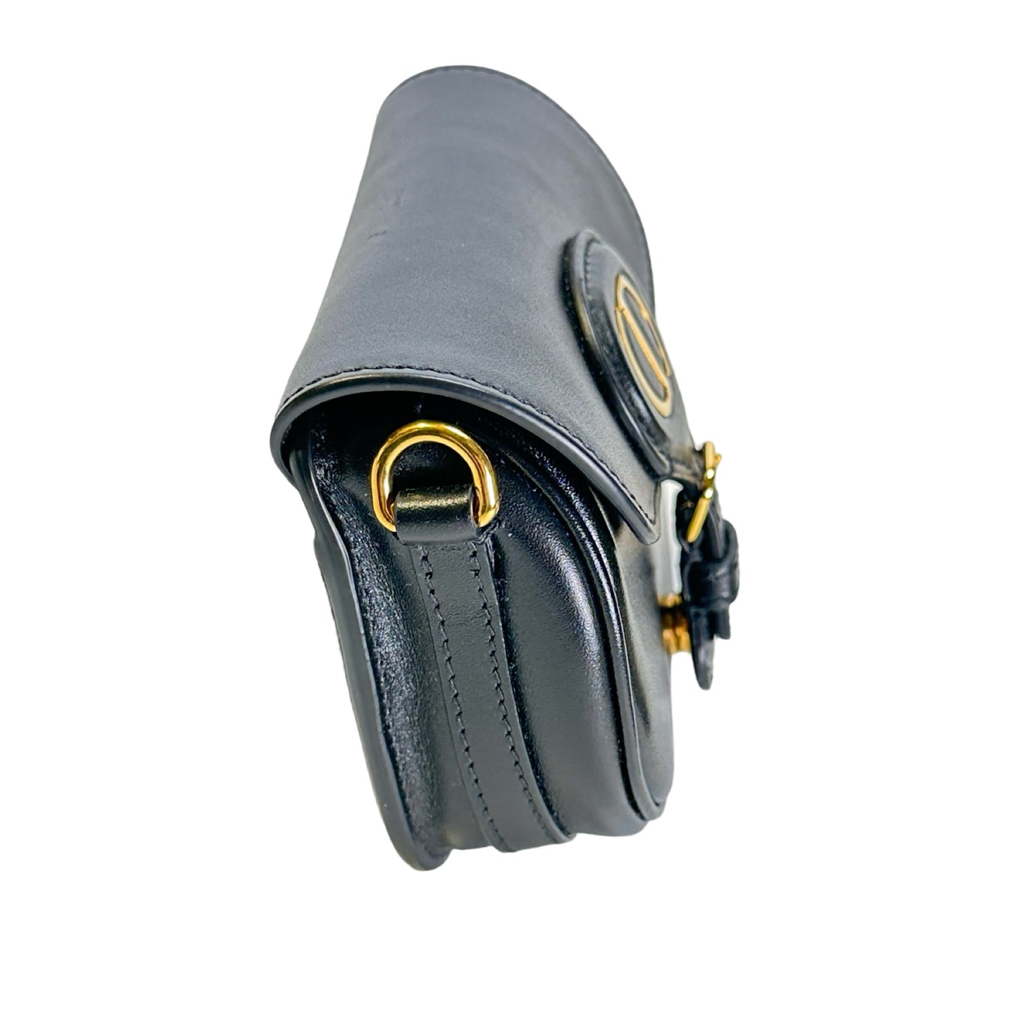 Used DIOR Leather Bobby Shoulder Bag Black