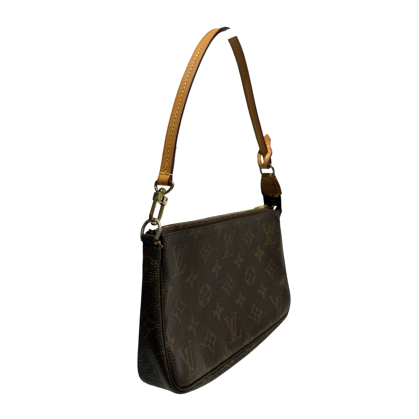 Used LOUIS VUITTON Monogram Pochette Accessoires Pouchette Brown