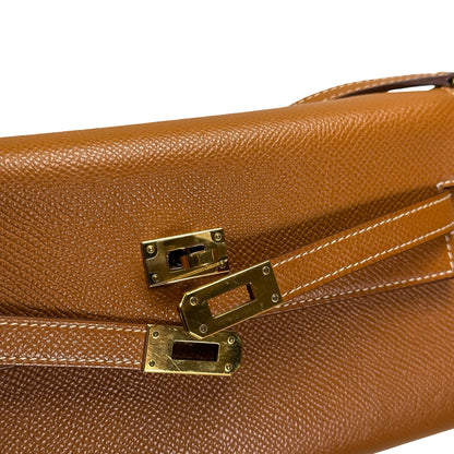 Used HERMES Epsom Kelly To Go Cross body bag Gold FHW