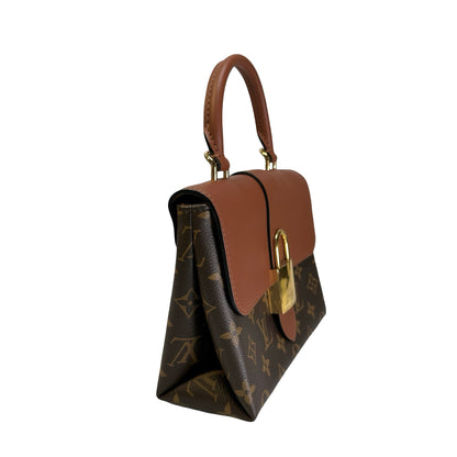 Used LOUIS VUITTON Monogram Locky BB Handbag Brown GHW