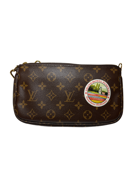 Used Louis Vuitton Pouchette Shoulder Bag Brown
