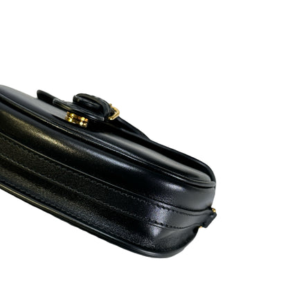 Used DIOR Leather Bobby Shoulder Bag Black