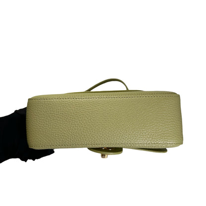 Brand New CHANEL Caviar Leather Mini Flap Bag Shoulder Bag Green GHW