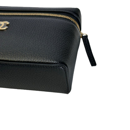 Brand New CHANEL Caviar Vanity case Vanity case Black