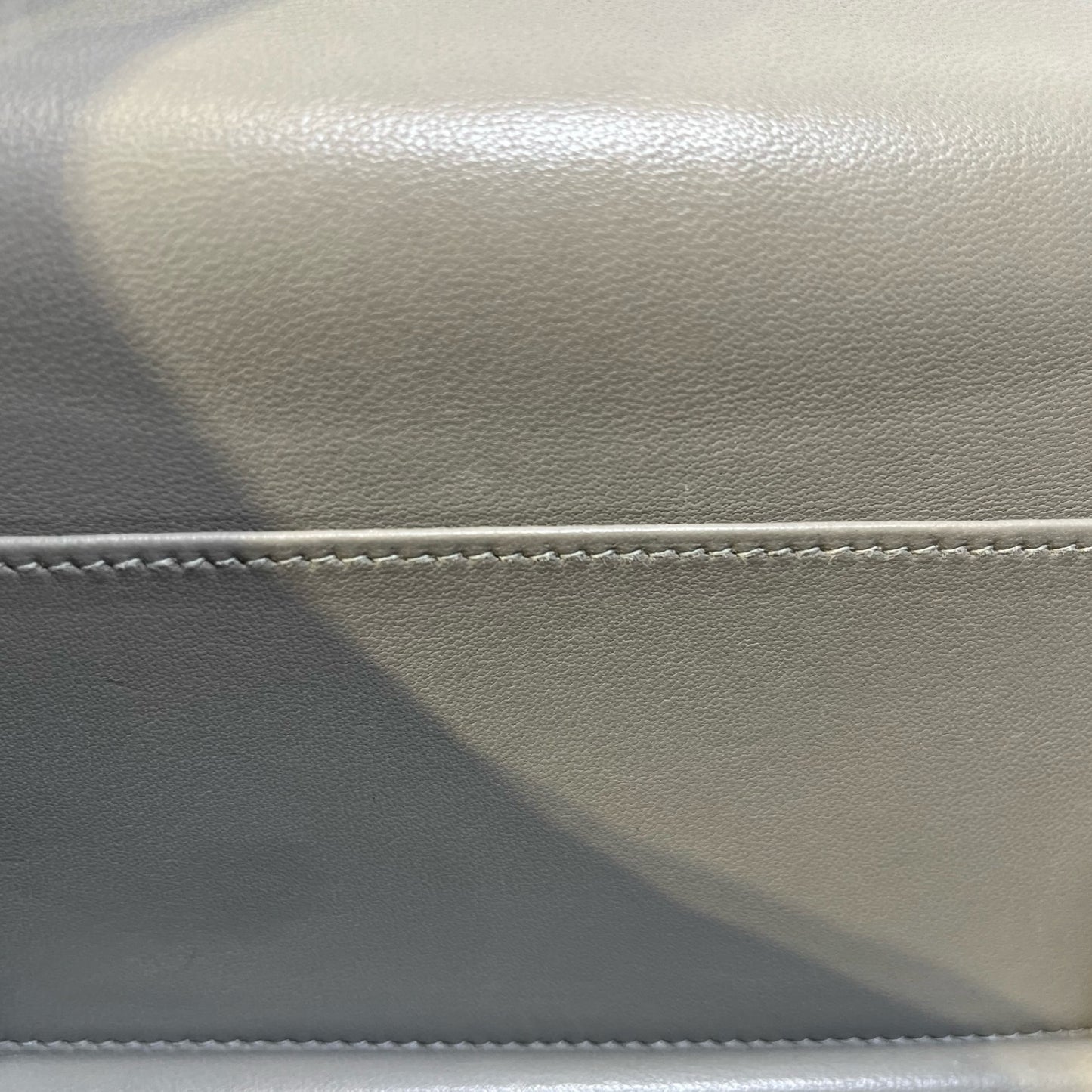 HERMES Epsom Mini Constance Shoulder Bag Grey GHW
