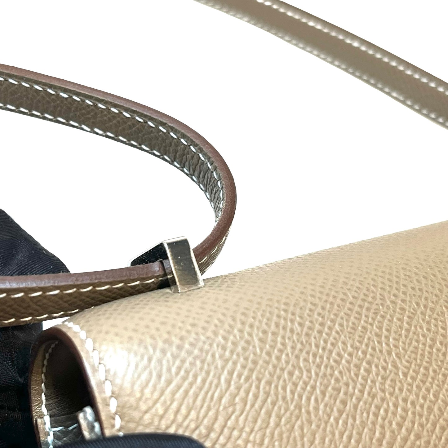Used HERMÈS Constance Shoulder Bag PHW Etoupe (18)