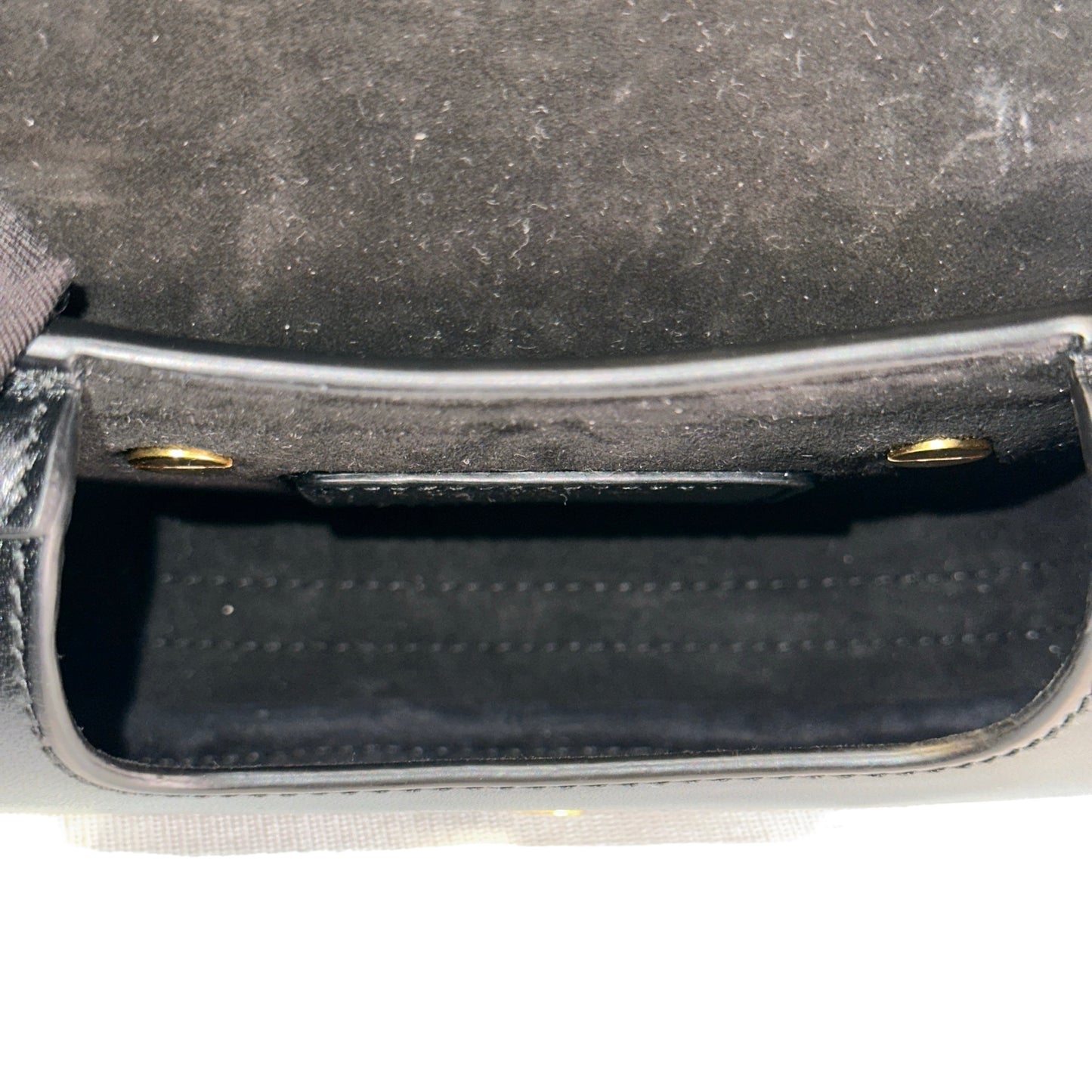 Used DIOR Leather Bobby Shoulder Bag Black