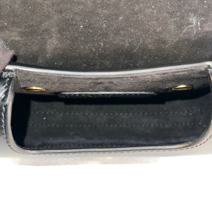 Used DIOR Leather Bobby Shoulder Bag Black