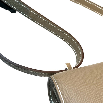Used HERMÈS Constance Shoulder Bag PHW Etoupe (18)