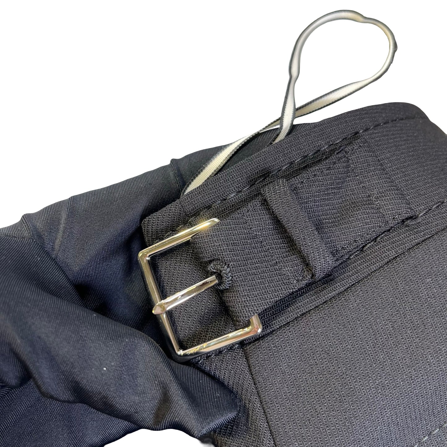 HERMES Virgin Wool Pants Black