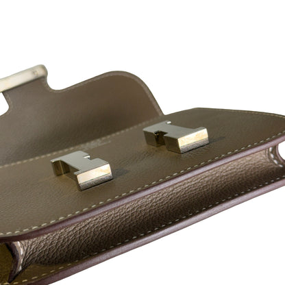 Used HERMES Epsom Constance Slim Wallet Etoupe