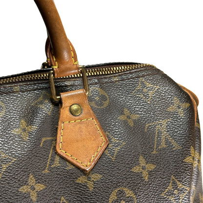 Used LOUIS VUITTON Monogram Canvas Speedy Handbag Brown