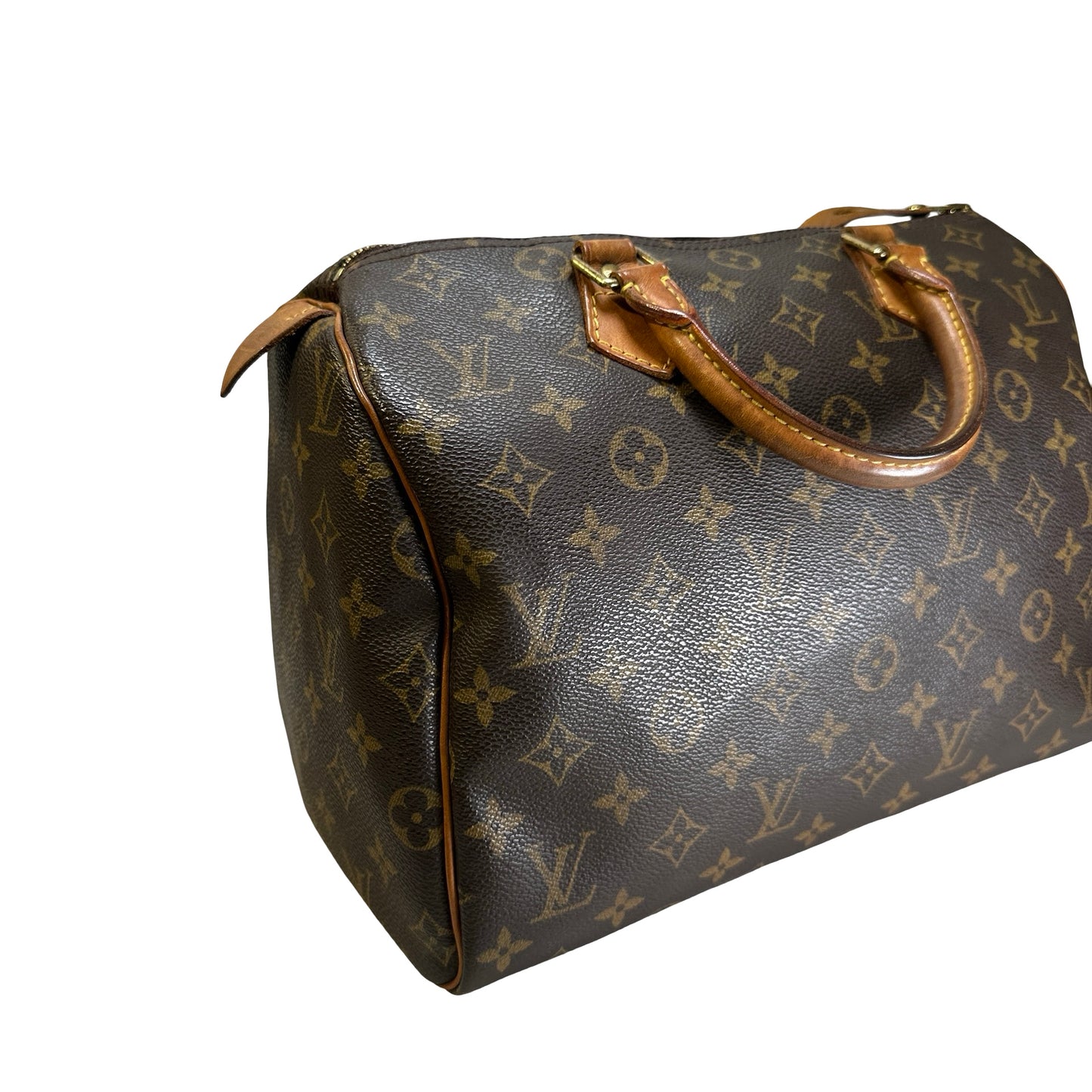 Used LOUIS VUITTON Monogram Canvas Speedy Handbag Brown