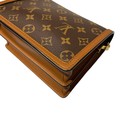 Used LOUIS VUITTON DAU[HINE MINI Cross Body Bag Brown GHW