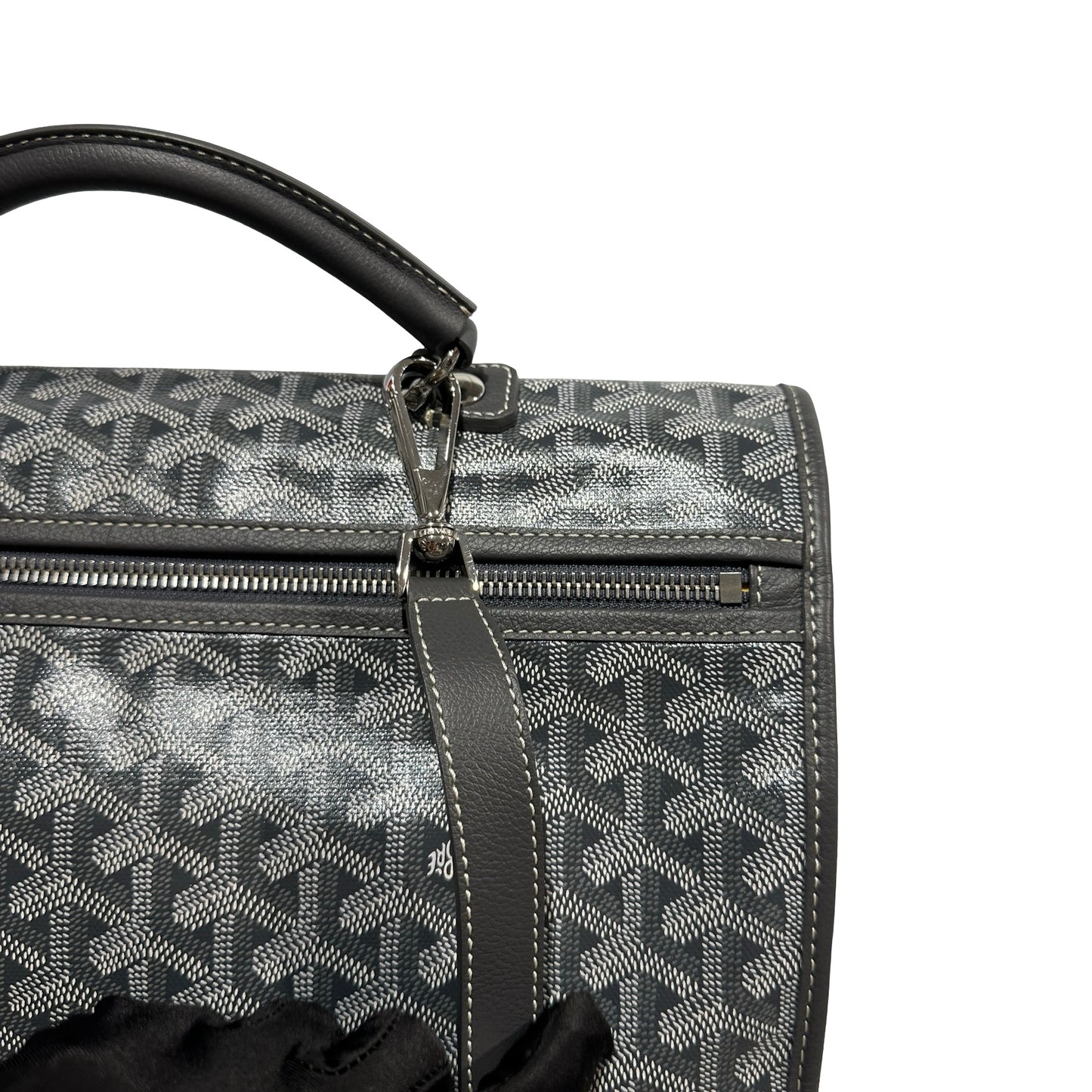 Used GOYARD Goyardine Alpin Backpack Grey