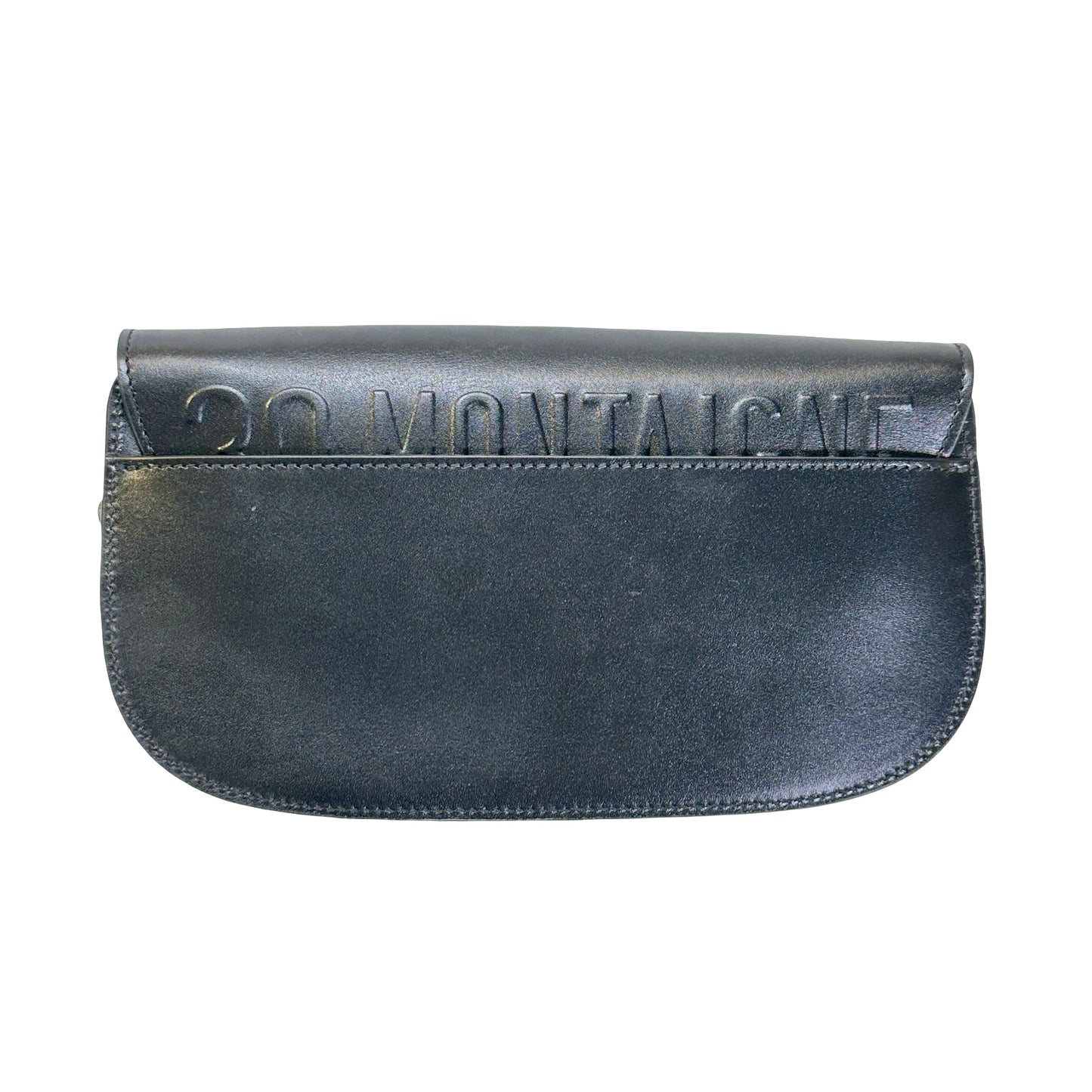 Used DIOR Leather Bobby Crossbody Bag Black GHW