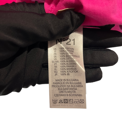 New N°21 Logo Tee T-Shirt Pink