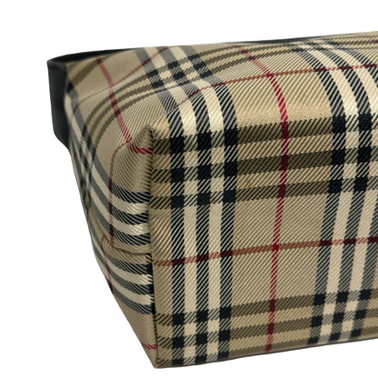 Used BURBERRY Nova Check Nova Check Shoulder Bag Beige Black Red