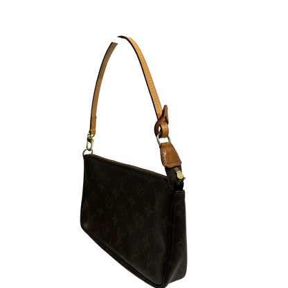 Used LOUIS VUITTON Monogram Pochette Accessoires Pouchette Brown