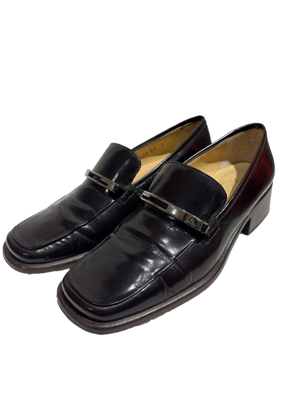 Used Gucci Loafers Brown PHW