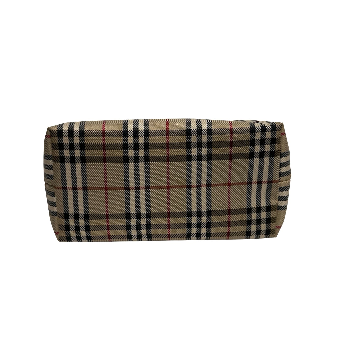 Used BURBERRY Nova Check Nova Check Shoulder Bag Beige Black Red