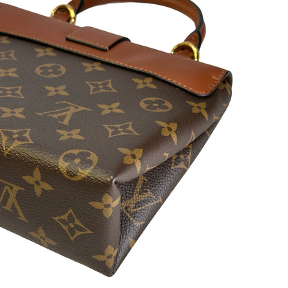 Used LOUIS VUITTON Monogram Locky BB Handbag Brown GHW
