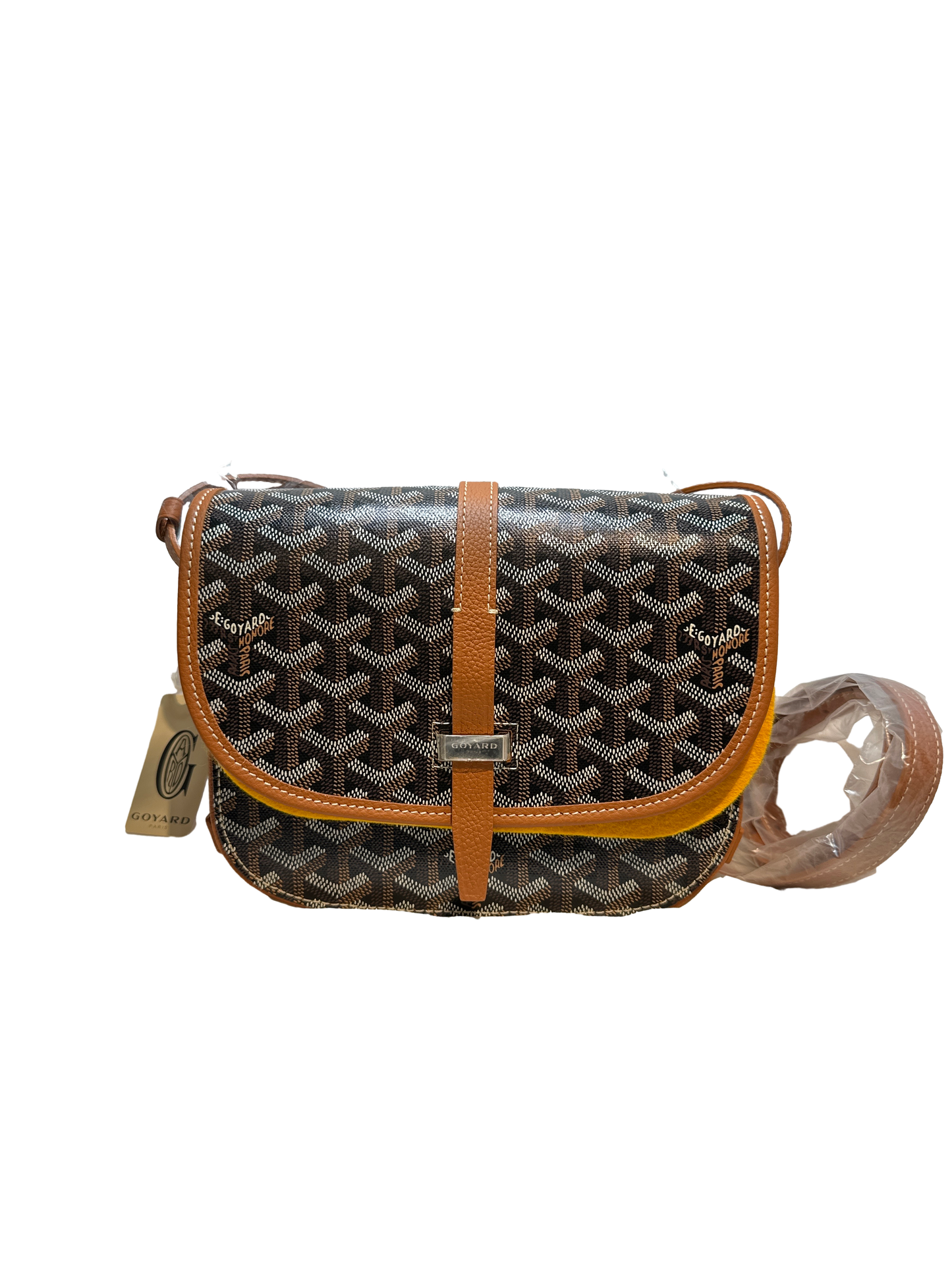New GOYARD SAC BELVEDERE Cross Body Bag Brown
