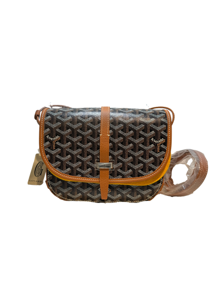 New GOYARD SAC BELVEDERE Cross Body Bag Brown
