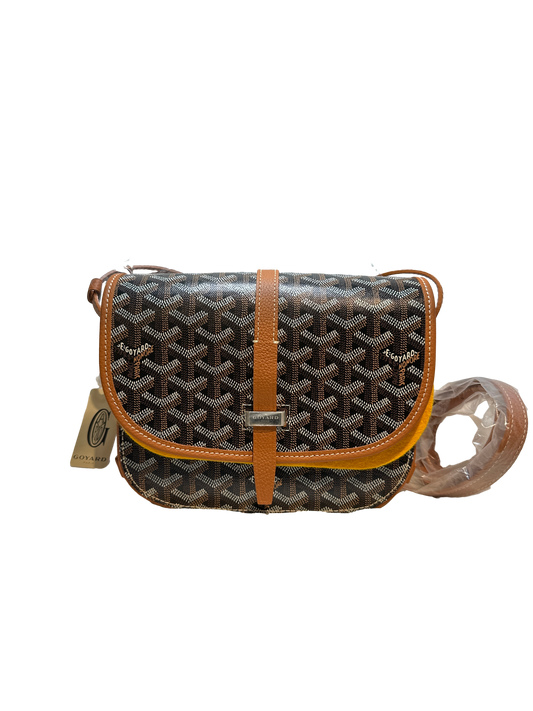 New GOYARD SAC BELVEDERE Cross Body Bag Brown